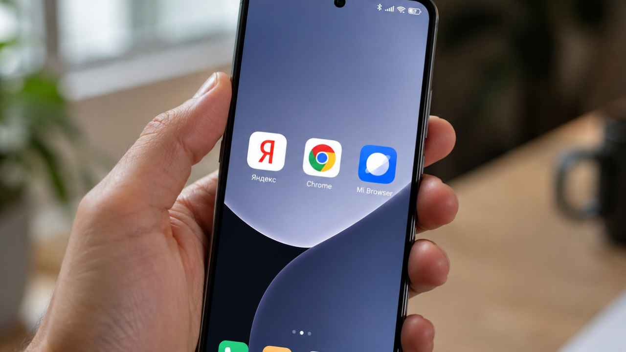 поменять браузер по умолчанию на Xiaomi